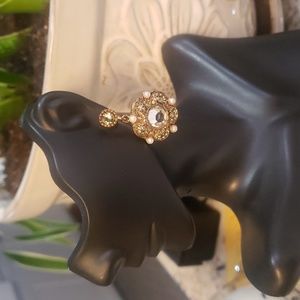 Crystal Pearl Earrings